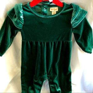 Cat and Jack Velvet Romper